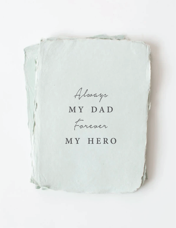 Always My Dad Forever My Hero Father's Day Card