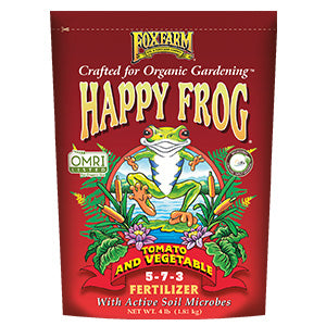 Happy Frog Tomato Vegetable Dry Fertilizer 4 lb Fox Farm