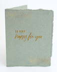 "So Very Happy For You" Greeting Card