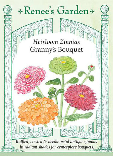 Zinnia Granny's Bouquet Seeds