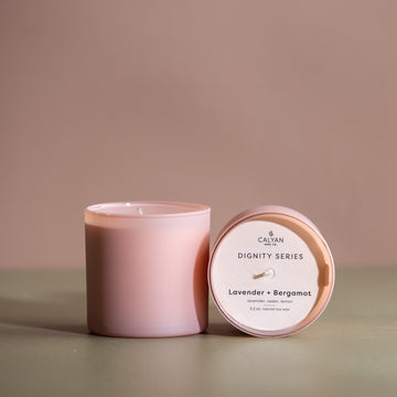Lavender and Bergamot Pink Dignity Candle