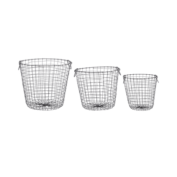Round Wire Basket With Handle