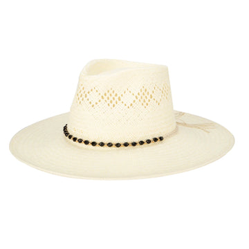 Anytime Woven Paper Fedora