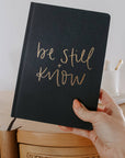 Be Still and Know Fabric Journal