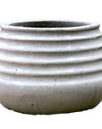 Coiled Rim Planter Oyster White