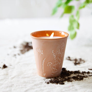 Dirt Garden Pot Candle