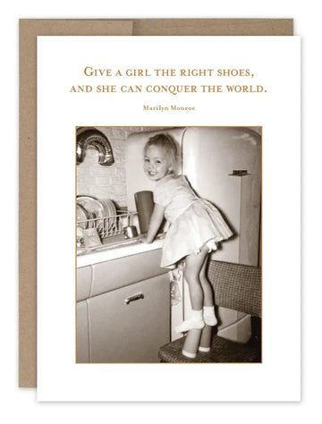 Give a Girl Shoes Card