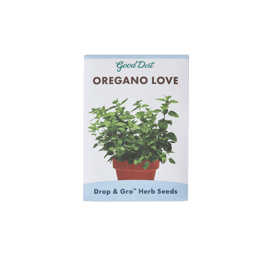Good Dirt Drop & Gro Herb Seeds - Oregano Love