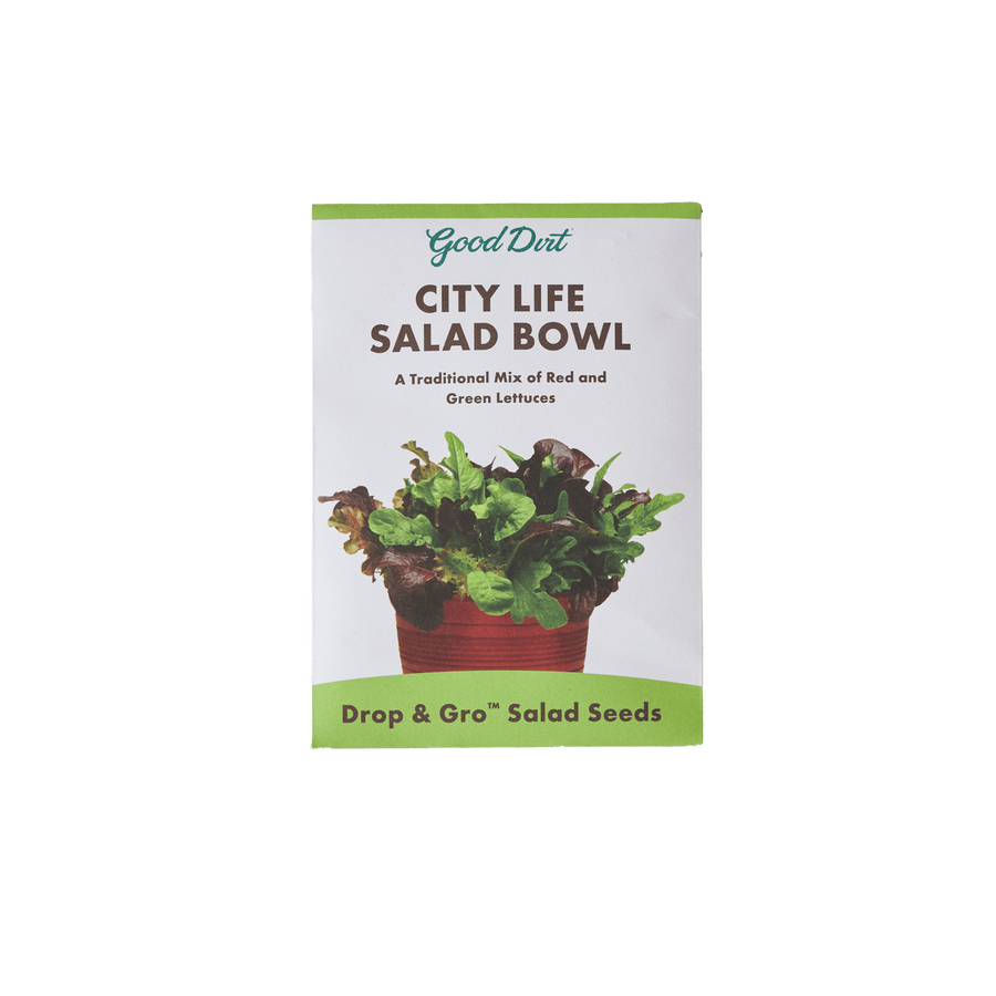Good Dirt Drop & Gro Salad Seeds - City Life