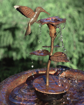 Hummingbird Dripper Fountain Topper