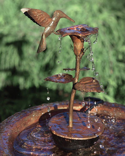Hummingbird Dripper Fountain Topper