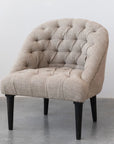 Linen Tufted Chair