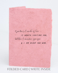 Love Worth Fighting For Folded Greeting Card