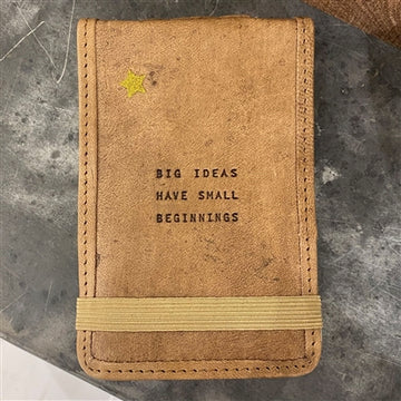 Mini Big Ideas Leather Journal