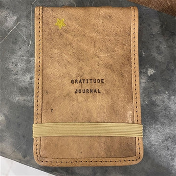 Mini Gratitude Leather Journal