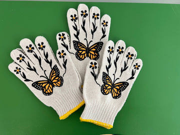 Monarch Butterfly Gardening Gloves
