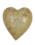 Olive Soapstone Heart