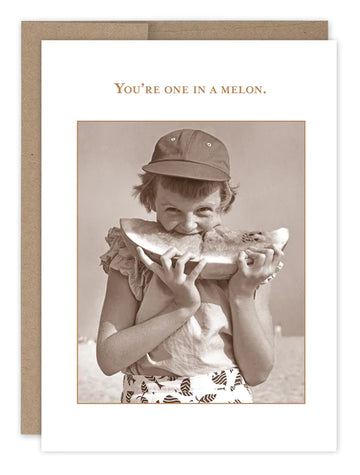 One In A Melon Thank You Card