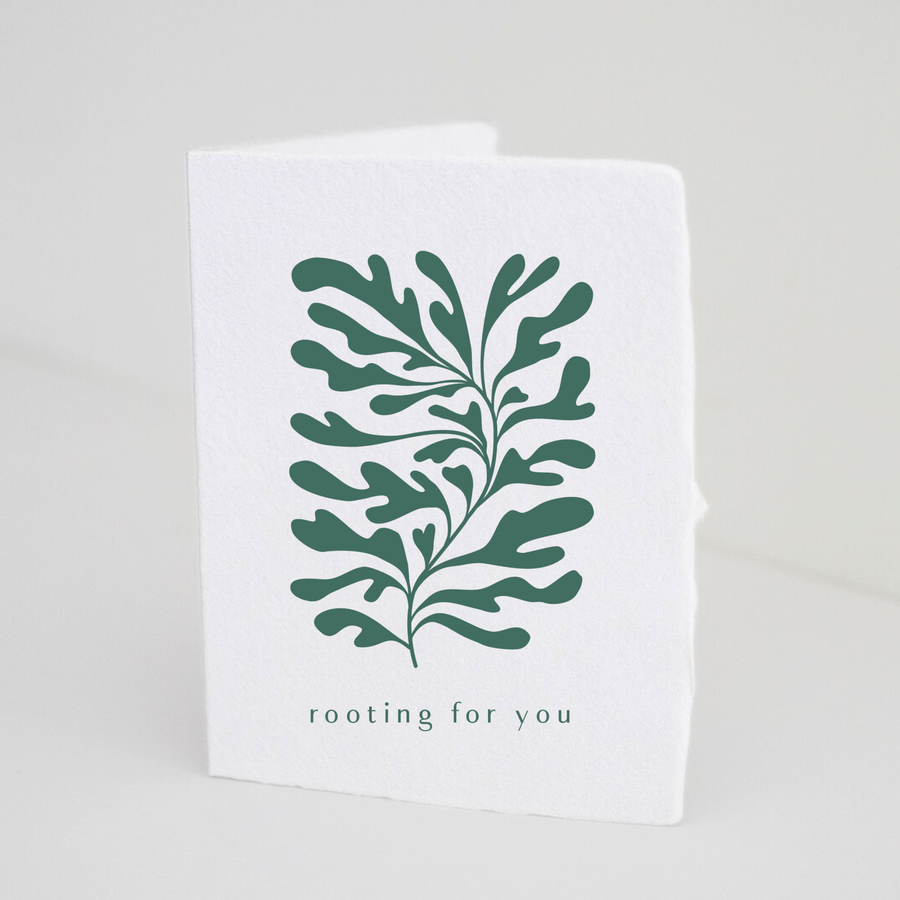 Rooting For You Folded Encouragement Card