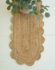 Scalloped Seagrass Table Runner