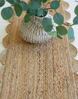 Scalloped Seagrass Table Runner