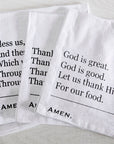 Simple Blessings Crinkle Cotton Napkins S/4