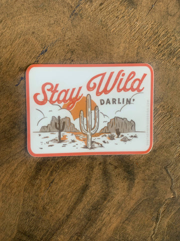 Stay Wild Darlin' Sticker