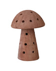 Terracotta Mushroom Votive Holder