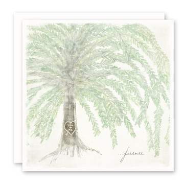Under The Willow You and Me Forever Card