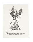 When the Root is Deep Handmade Paper Print