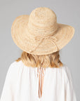 Women's Large Brim Raffia Hat