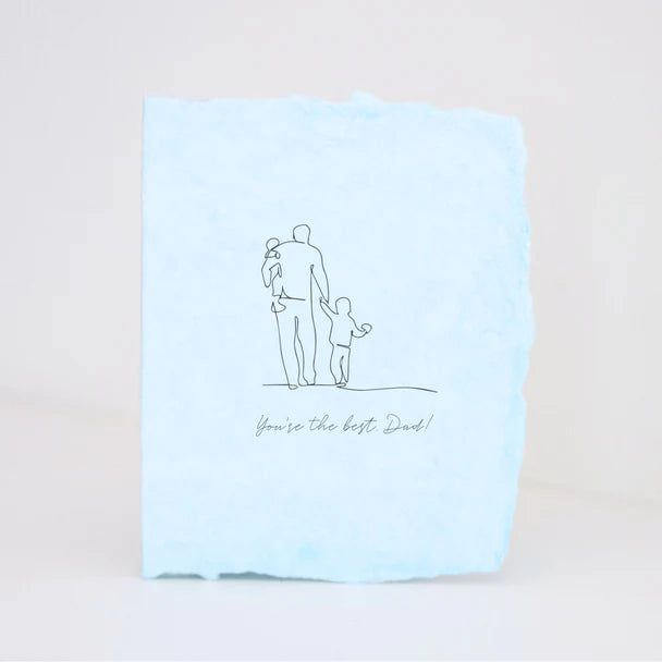 "You're The Best Dad!" Father's Day Folded Card