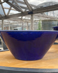 Large Set Bowl With Drain Holes Falling Blue