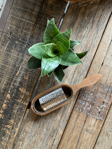 Acacia Wood Stainless Steel Grater