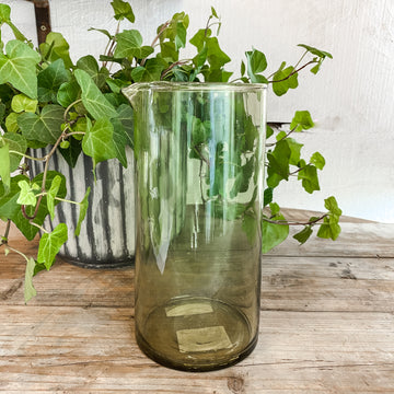 Recycled Green Glass Pitcher