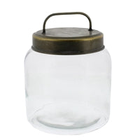 Glass Jar with Metal Lid