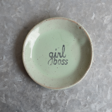 Girl Boss Mini Plate