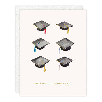 Hats Off Graduation Card