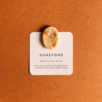 Sunstone Meditation Stone