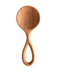 Wooden Spoon with Big Loop Handle