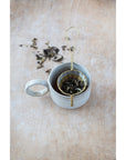 Brass and Silver Tea Strainer