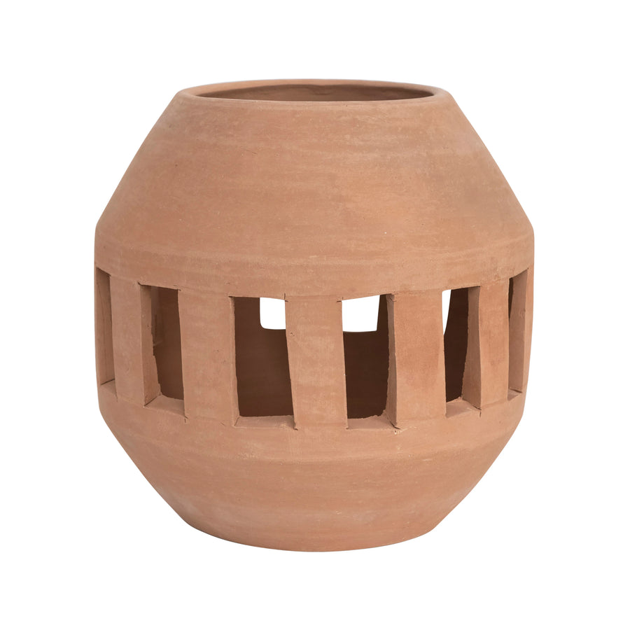 Terracotta Planter and Candle Holder