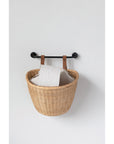 Bamboo Wall Baskets with Brackets