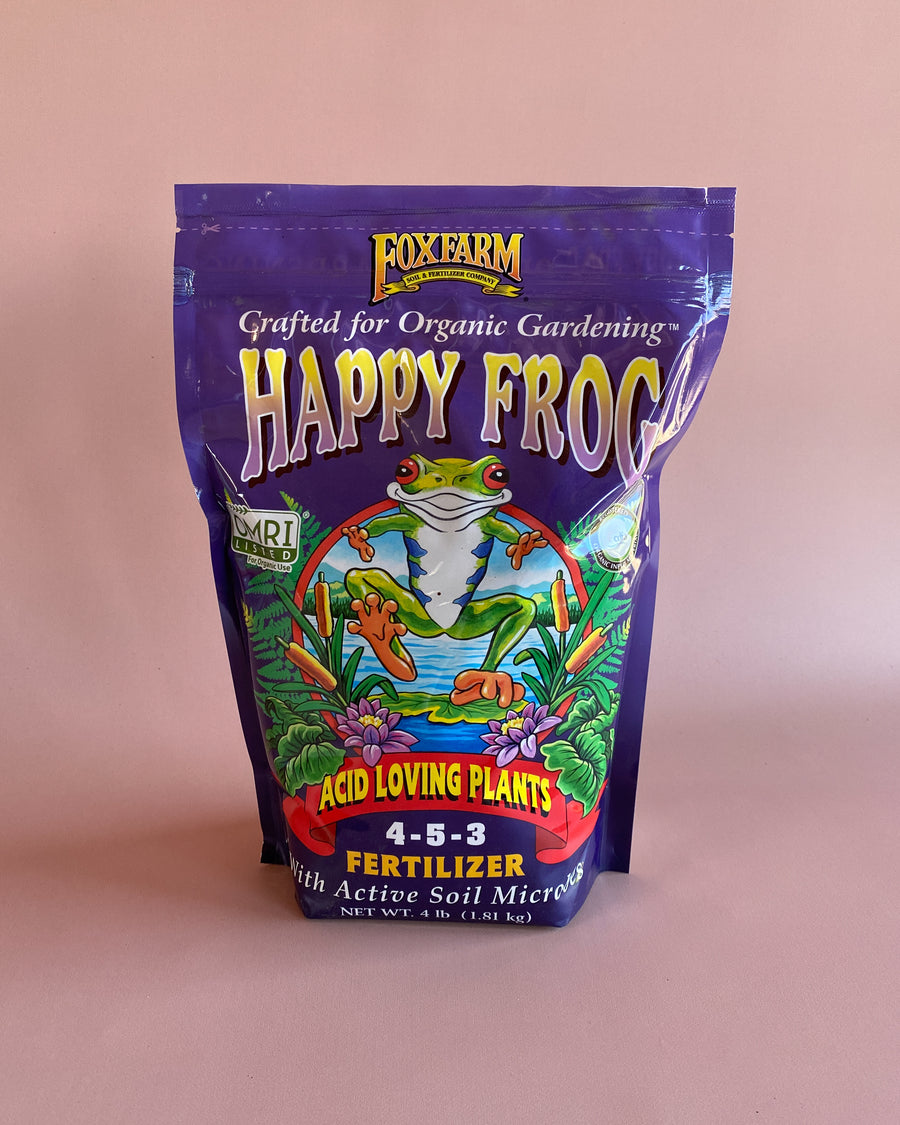 Happy Frog Acid Loving Dry Fertilizer 4lb Fox Farm