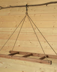 Horizontal Hanging Wood Ladder