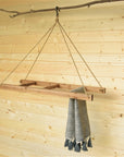 Horizontal Hanging Wood Ladder