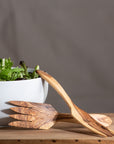 Olive Wood Salad Servers