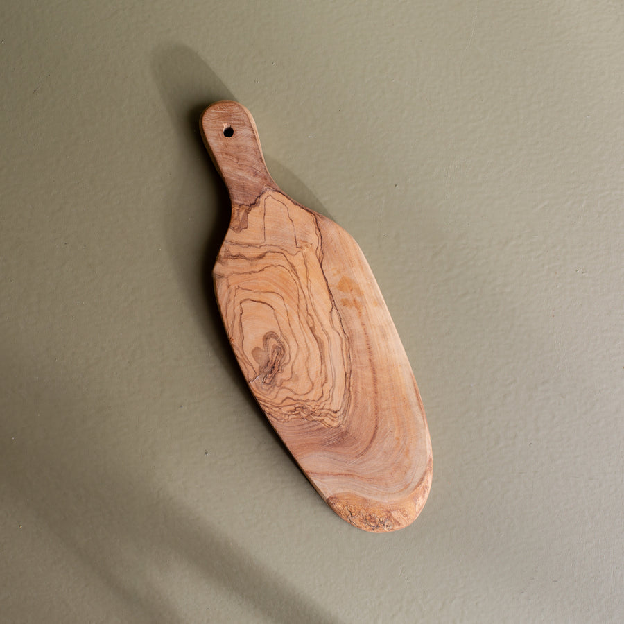 Olive Wood Rustic Oval Board