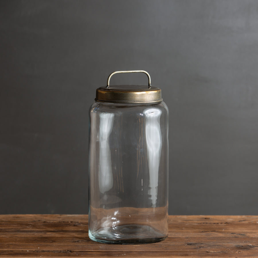 Glass Jar with Metal Lid