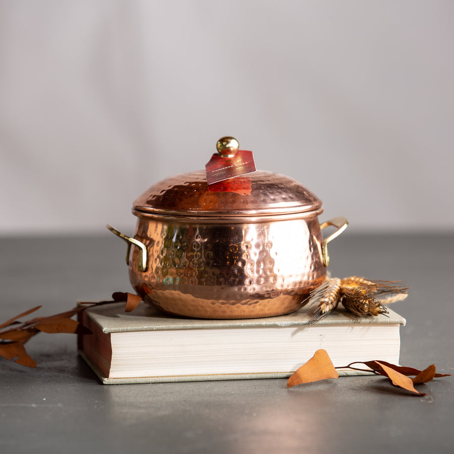 Simmered Cider Copper Pot Candle